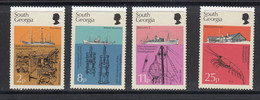 South Georgia 1976 Discovery / Marine Life 4v ** Mnh (59822) - Georgia Del Sud