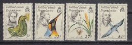 Falkland Islands Dependencies (FID) 1985 Early Naturalists 4v ** Mnh (59823B) - Südgeorgien