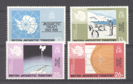 Antarctique Britannique  :  Yv  101-04  * - Unused Stamps