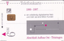 GERMANY - Abschluß Aufbau Ost/Thüringen(A 29), Tirage 20000, 10/97, Mint - A + AD-Series : Publicitaires - D. Telekom AG