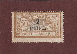 DÉDÉAGH - 14  De  1902/1911 - Neuf * - Type Merson Surchargé - 2pi. Sur 50c. Brun Et Gris  - 2 Scan - Unused Stamps
