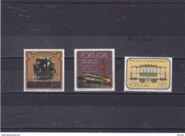 PORTUGAL 1973 TRAMWAYS, AUTOBUS Yvert 1200-1202, Michel 1220-1222 NEUF** MNH Cote 6,50 Euros - Ungebraucht