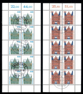 Bund Zehnerbögen 1937-1938 Gestempelt #JO919 - Sonstige & Ohne Zuordnung