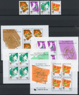 Korea Süd 1435-1438 + Bl. 510-513 Postfrisch Olympia 1988 Seoul #HK761 - Corée (...-1945)