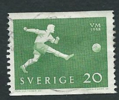 Svezia, Sverige, SUEDE, Schweden 1958; Campionati Del Mondo Di Calcio In Svezia : 20 öre Verde. Used. - 1958 – Schweden