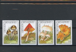 Grenada/ Grenadinen 1442, 45-46, 49 Postfrisch Pilze #JO707 - Anguilla (1968-...)