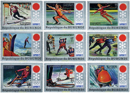 73449 MNH BURUNDI 1972 11 JUEGOS OLIMPICOS DE INVIERNO SAPPORO 1972 - Neufs