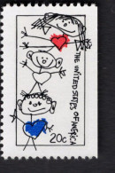 2030027381 1984 SCOTT 2104 (XX) POSTFRIS MINT NEVER HINGED  - FAMILY UNITY - STICK FIGURES -RIGHT IMPERFORATED - Ongebruikt