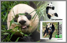 DJIBOUTI 2023 MNH Pandas Bears Bären S/S – IMPERFORATED – DHQ2420 - Ours