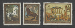 Liechtenstein 1978 Paintings, Horses And Carriage ** MNH - Nuovi