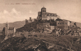 SION, VALAIS, CATHEDRAL, ARCHITECTURE, SWITZERLAND, POSTCARD - Sion