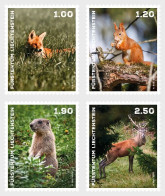 Liechtenstein 2024 Wild Animals In Liechtenstein Stamps 4v MNH - Ungebraucht