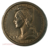 ESSAIS Colonie AEF, 1franc Et 2 Francs 1948, FDC, Lartdesgents.fr - Prova