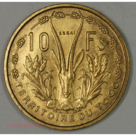 ESSAI Colonie TOGO - 10 Francs 1956, Lartdesgents.fr - Essays & Proofs