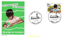 404562 MNH ANDORRA. Admón Española 1981 AÑO INTERNACIONAL DE LOS MINUSVALIDOS - Ongebruikt