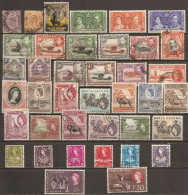 Kenya - Ouganda - Tanganyika - 1922/1960 - Petit Lot De 39 Timbres Oblitérés - Lots & Kiloware (mixtures) - Max. 999 Stamps