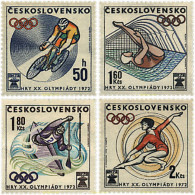 63728 MNH CHECOSLOVAQUIA 1972 20 JUEGOS OLIMPICOS VERANO MUNICH 1972 - Unused Stamps