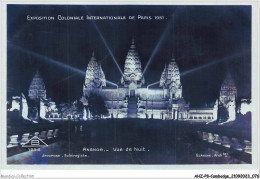 AHZP8-CAMBODGE-0721 - EXPOSITION COLONIALE INTERNATIONALE - PARIS 1931 - ANGKOR - VUE DE NUIT - Cambodge