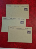 LETTRE  LOT 3 CARTES WEIMAR COMMISSION DE GOUVERNEMENT HAUTE SILESIE - Cartes Postales