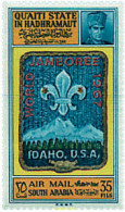 38519 MNH QU AITI. Estado De Hadhramaut 1967 12 JAMBOREE MUNDIAL EN IDAHO - Andere & Zonder Classificatie