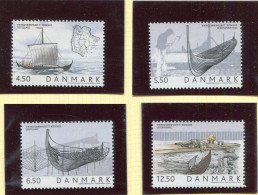 Danemark ** 1380 à 1383 - Le Musée Des Drakkars - Unused Stamps