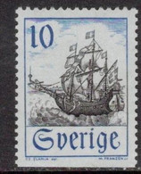 OLD SWEDISH SAIL SHIP Handelsschiff Navire Marchand SWEDEN SUEDE SCHWEDEN 1967 Mi 591 Du  F 613 MNH(**) - Ongebruikt