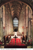 ROYAUME-UNI - The Nave - Canterbury Cathedral - Kent - Vue De L'intérieure - Carte Postale - Canterbury