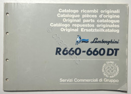 Catalogo Ricambi Originali Lamborghini Trattori - R 660-660 DT - Ed. 1988 - Other & Unclassified