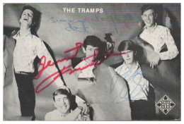 V6265/ The Tramps Aus Hamburg Beat- Popband Autogramm Autogrammkarte 60er Jahre - Autografi