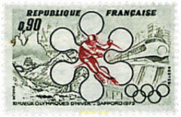 70753 MNH FRANCIA 1972 11 JUEGOS OLIMPICOS DE INVIERNO SAPPORO 1972 - Andere & Zonder Classificatie