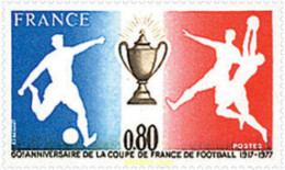 80363 MNH FRANCIA 1977 60 ANIVERSARIO DE LA COPA DE FRANCIA DE FUTBOL - Other & Unclassified