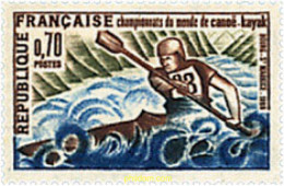 88257 MNH FRANCIA 1969 CAMPEONATOS DEL MUNDO DE CANOA-KAYAK EN BOURG-SAINT MAURICE - Andere & Zonder Classificatie