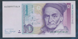 BRD Rosenbg: 292a Serien: AG Bankfrisch 1989 10 Deutsche Mark (10288339 - 10 Deutsche Mark