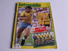 P278 Intrepido Sport, N.27 1982, Calcio, Brasile, Tennis, Fumetti, Comics, Ciclismo, Auto, ADV, Pubblicità Vintage - Deportes