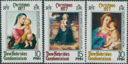 New Hebrides 1977 SG255-257 Christmas Set MNH - Autres & Non Classés