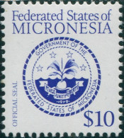 Micronesia 1984 SG20a $10 Official Seal MNH - Micronesia