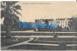 229040 CHILE SANTIAGO JARDINES DEL PARQUE FLORESTAL POSTAL POSTCARD - Chili