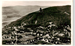 73904718 Porta Westfalica Panorama Mit Denkmal Kaiser Wilhelm I Original Flieger - Porta Westfalica