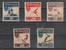 1946 - Sports Populaires O.S.P. Mi No 1000A/1004A - Used Stamps