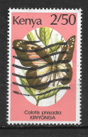 KENYA  N°   418   " Papillons " - Kenia (1963-...)