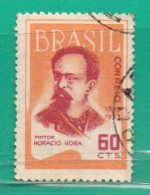 546Brasil 1953 YT 546 Ss Usado,Usad,Usato TT: 100a.del Pintor Horacio Hora - Used Stamps