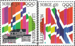 Norwegen 1105-1106 (kompl.Ausg.) Postfrisch 1992 Olympische Winterspiele - Ungebraucht