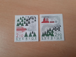 TIMBRES  SUEDE    ANNEE   1986   N  1377  /  1378    NEUFS  LUXE** - Neufs