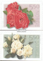 Norwegen 1455Du-1456Du (kompl.Ausg.) Postfrisch 2003 Rosen - Unused Stamps