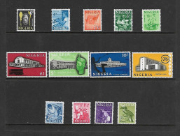 NIGERIA 1961 COURANTS-TRAINS-THEMES DIVERS YVERT N°97/109 NEUF MNH** - Nigeria (1961-...)