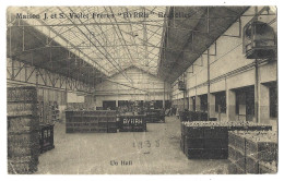 Belgique - Bruxelles - Mason J Ets Violet Freres Byrrh - Un Hall - Straßenhandel Und Kleingewerbe