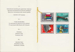 Schweiz  Folder Mit Mi. 637-640 Ungebraucht 1957   (23849 - Ongebruikt