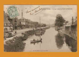 CPA :    ARMENTIERES La Lys Quai Du Pont De Beauvais (Peniche )           (Cote 67/2616) - Armentieres