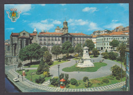 112173/ PORTO, Jardim Do Infante D. Henrique Com Vista Frontal Do Palácio Da Bolsa - Porto