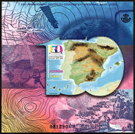 España 2020 Edifil 5427 Sello ** HB 150 Aniversario Instituto Geográfico Nacional Michel BL343 Yvert F5176 Spain Stamp - Unused Stamps